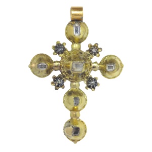 Elegance of Antiquity: Georgian Gold and Diamond Cross